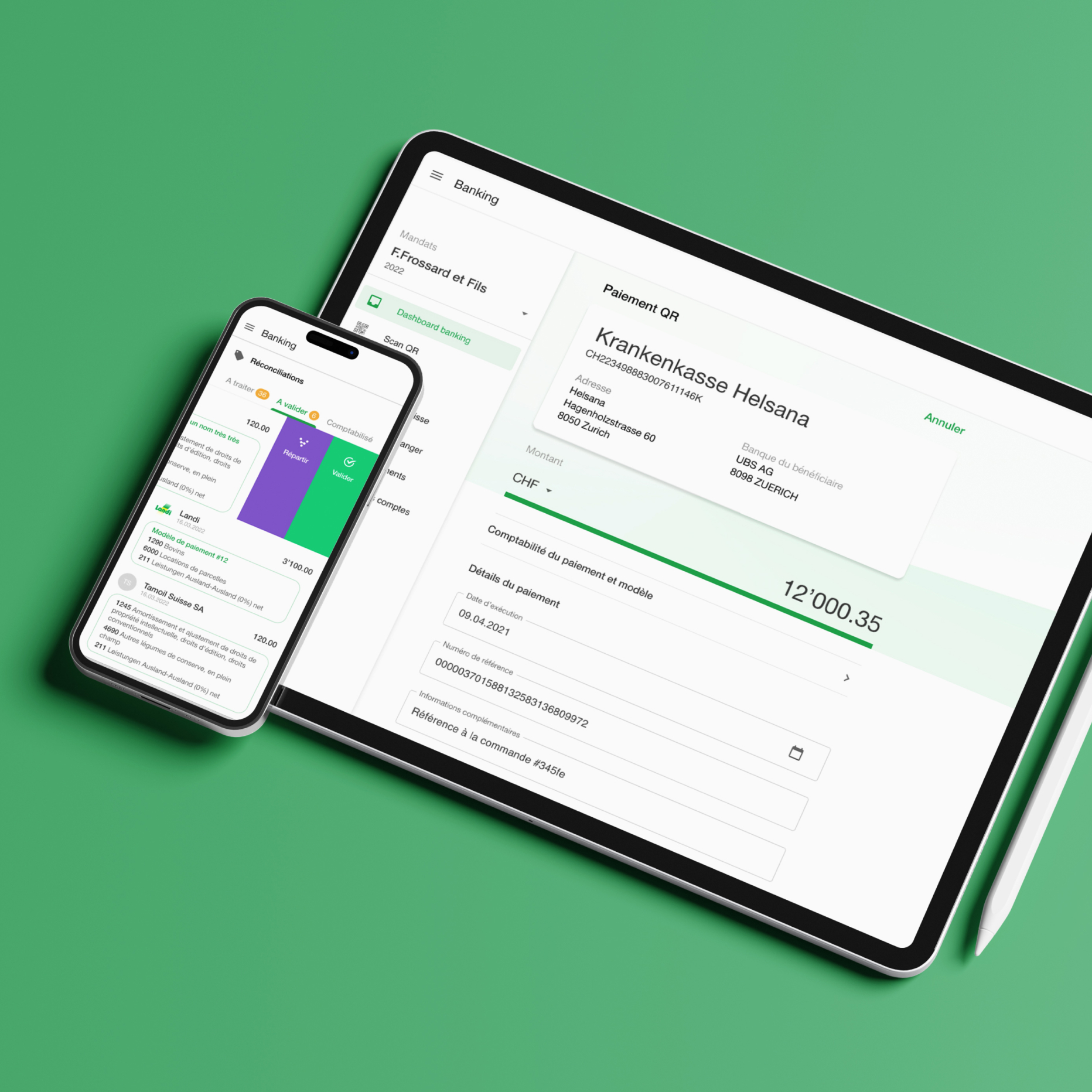 Agro Twin accounting interface